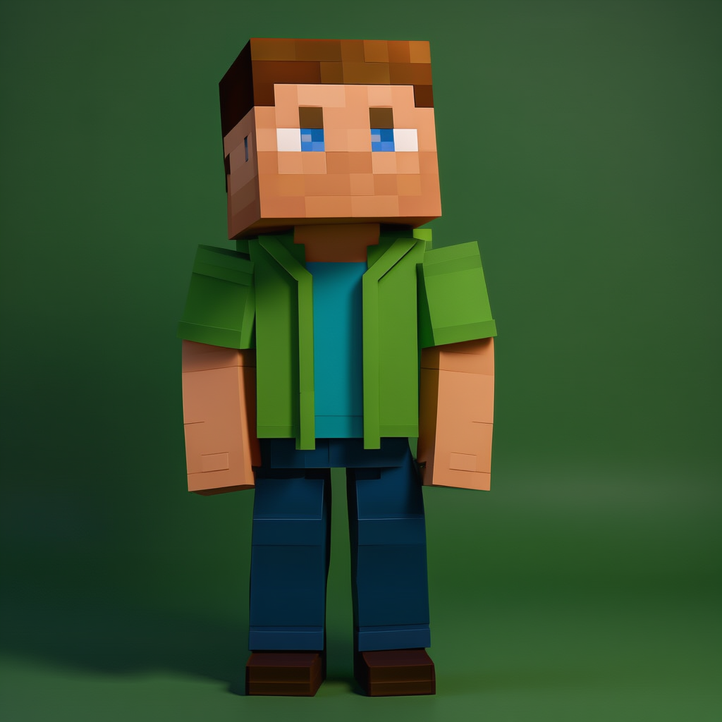 Minecraft-герой D3MID